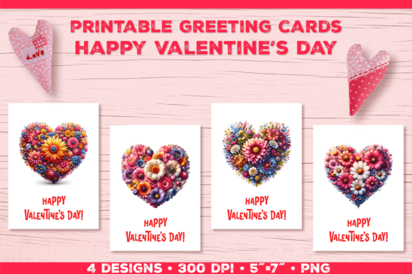 Download Floral Heart Valentine’s Day Card - Premium Resources