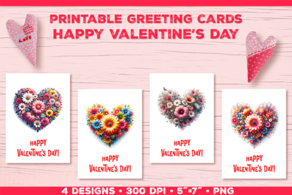 Download Floral Heart Valentine’s Day Card - Premium Resources