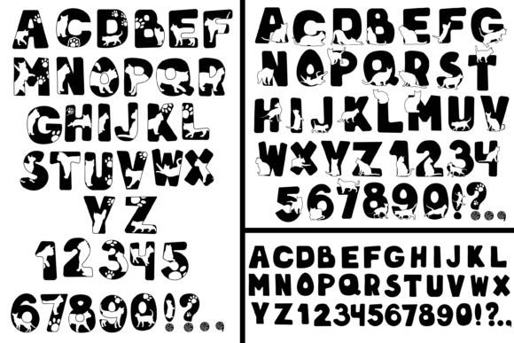 Download Cat Alphabet. Cat Font SVG Silhouette - Svg silhouette Collection