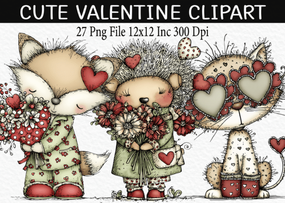 Download Cute Valentine Clipart - Premium Resources